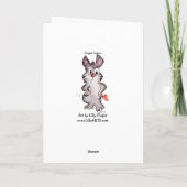 砂糖のパンの漫画愛バレンタインカード シーズンカード (裏面)