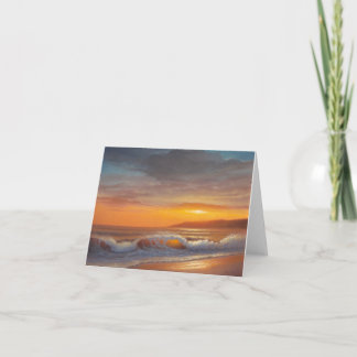 砂糖のビーチ-メッセージカード カード