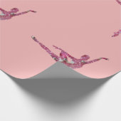 砂糖のプラム妖精のバレリーナ ラッピングペーパー (角)