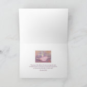 砂糖のプラム妖精の挨拶状 シーズンカード (内部)