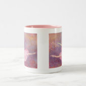 砂糖のプラム妖精はマグ2味方しました ツートーンマグカップ (中央)