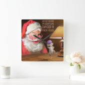 砂糖のプラム スクエア壁時計 (ホーム)