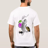 砂糖のプラム Tシャツ (裏面)