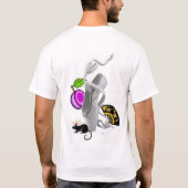 砂糖のプラム Tシャツ (裏面)