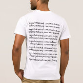 砂糖のベビーくまのワイシャツ Tシャツ (裏面)