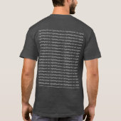 砂糖のベビーのお父さんの暗闇2 Tシャツ (裏面)