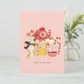 砂糖の優しさジンジャーブレッドハウス サンキューカード (スタンド正面)