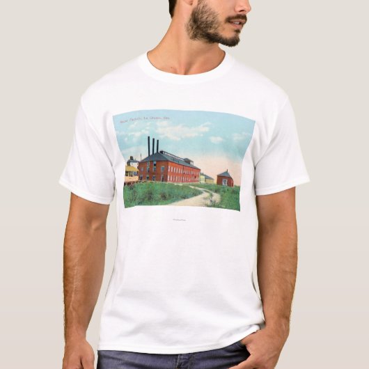 砂糖の工場の外観 Tシャツ (正面)