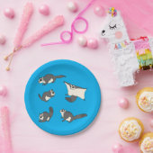 砂糖の滑空機 ペーパープレート (パーティー)