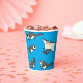 砂糖の滑空機 紙コップ