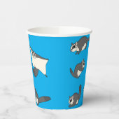 砂糖の滑空機 紙コップ (左)