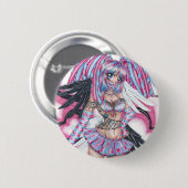 砂糖の砂糖Pin 缶バッジ (正面&裏面)