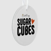 砂糖の立方体のクリスマスのオーナメント オーナメント (正面)