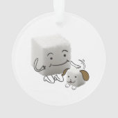 砂糖の立方体のクリスマスのオーナメント オーナメント (裏面)