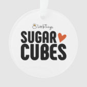 砂糖の立方体のクリスマスのオーナメント オーナメント (正面)