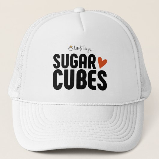 砂糖の立方体のロゴの砂糖の立方体のトラック運転手の帽子 キャップ (正面)