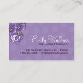 砂糖の芸術家の名刺 名刺 (裏面)