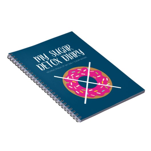 砂糖の解毒日記のノートは緩い重量を救済します ノートブック (右側)