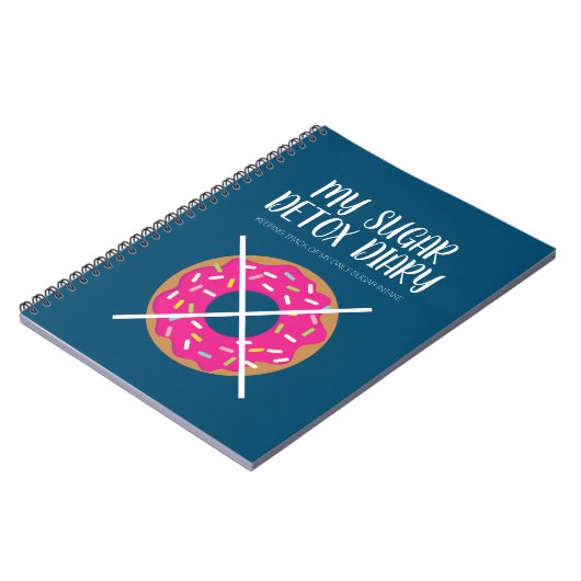 砂糖の解毒日記のノートは緩い重量を救済します ノートブック (左側)