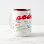 砂糖の60の名前 ツートーンマグカップ (正面左)