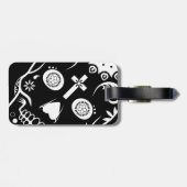 砂糖のskullzの荷物のラベル ラゲッジタグ (裏面横)