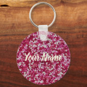 砂糖ふりかけるカラフルベーキング結晶ギフト キーホルダー (正面)