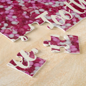 砂糖ふりかけるカラフルベーキング結晶ギフト ジグソーパズル (側面)