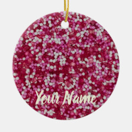 砂糖ふりかけるカラフルベーキング結晶ギフト セラミックオーナメント