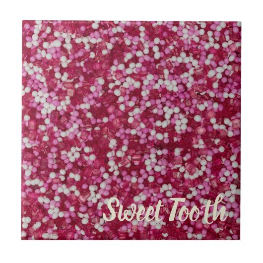 砂糖ふりかけるカラフルベーキング結晶ギフト タイル (正面)