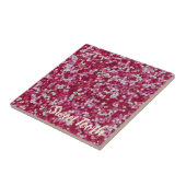 砂糖ふりかけるカラフルベーキング結晶ギフト タイル (側面)