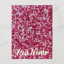 砂糖ふりかけるカラフルベーキング結晶ギフト ポストカード