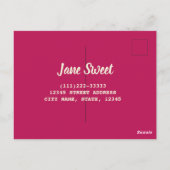 砂糖ふりかけるカラフルベーキング結晶ギフト ポストカード (裏面)