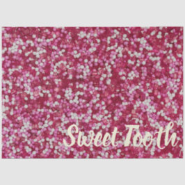 砂糖ふりかけるカラフルベーキング結晶ギフト 薄葉紙