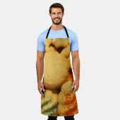 砂糖をまぶすクリスマスクッキー エプロン (着用した状態)