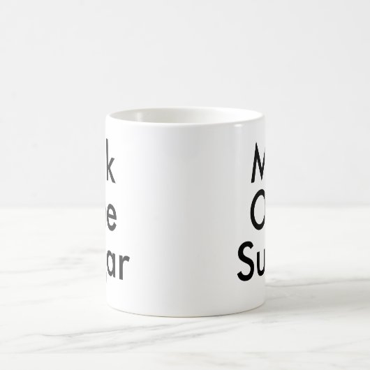 砂糖を一粒ずつ搾る | Office Tea and Coffee lover mug コーヒーマグカップ (中央)