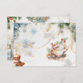 砂糖を塗空白のる エンクロージャーカード (正面/裏面)