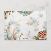 砂糖を塗空白のる エンクロージャーカード (裏面)