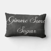 砂糖を少し量る・黒い黒板 ランバークッション (裏面)