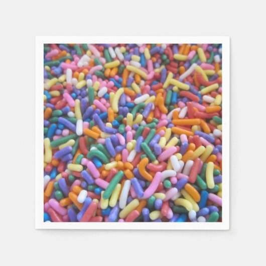 砂糖を振りかけること スタンダードカクテルナプキン (正面)