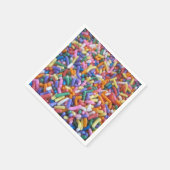 砂糖を振りかけること スタンダードカクテルナプキン (角)