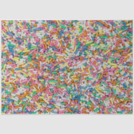 砂糖を振りかけるカラフルの背景ギフト 薄葉紙