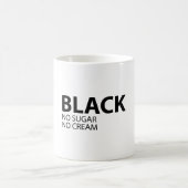 砂糖を飲み物黒くしないで下さい コーヒーマグカップ (中央)