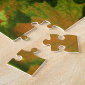 砂糖カエデ葉の秋の輝き ジグソーパズル (側面)