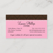 砂糖クッキーのベーカリー 名刺 (裏面)