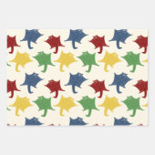 砂糖グライダーパターン(の模様が)ある包装紙シート ラッピングペーパーシート (正面)