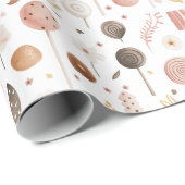 砂糖スイーツとキャンディクリスマス ラッピングペーパー (ロールコーナー)