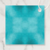 砂糖スカルと渦巻きターコイズID725 フェイバータグ (裏面)