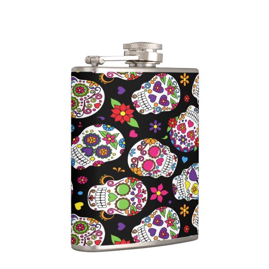 砂糖スカルの恐ろしさとゾッとするような脅威 フラスク (右)