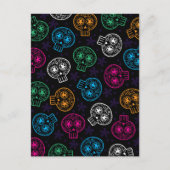 砂糖スカルの日の死んだカラベリータ ポストカード (正面)