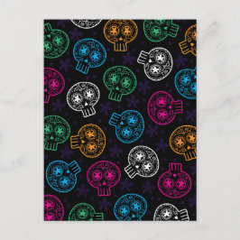 砂糖スカルの日の死んだカラベリータ ポストカード